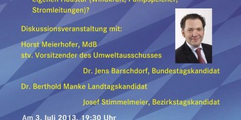 Flyer Veranstaltung Horst Meierhofer